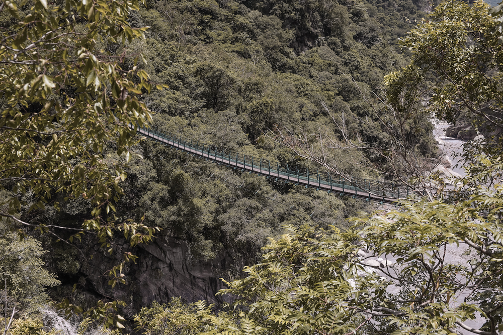 Suspension bridge of Taroko Gorge - Taipei - Taiwan