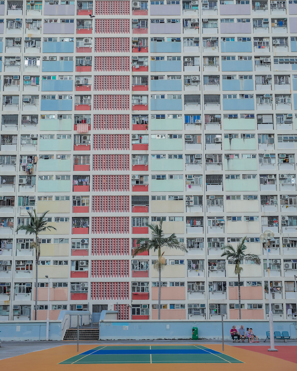 Choi Hung Estate Rooftop Basketball Court - Hong Kong