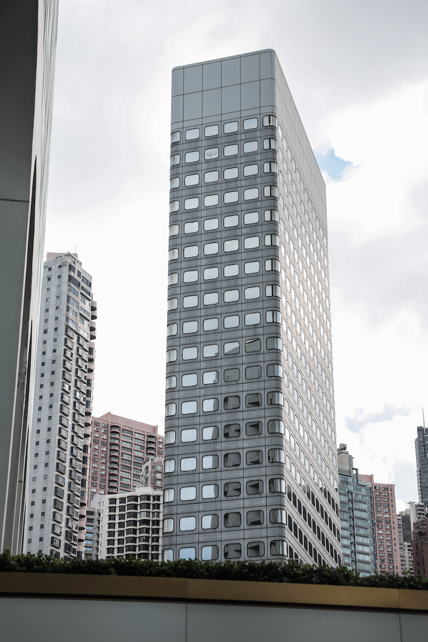 Tower with mirror like squares - Hong Kong