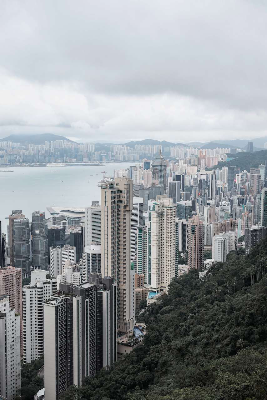 The views from Victoria Peak - Hong Kong