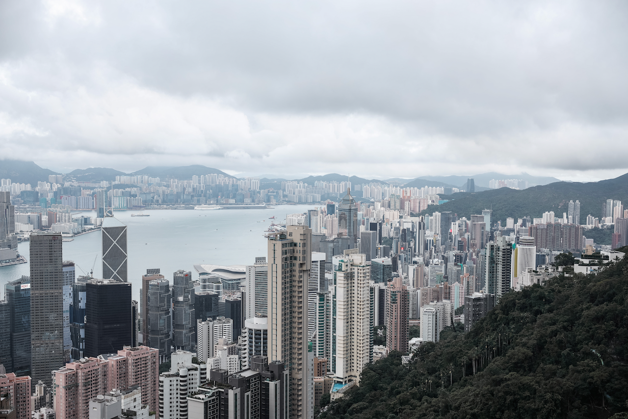 La ville et le Victoria Harbour vus depuis The Peak - Hong Kong