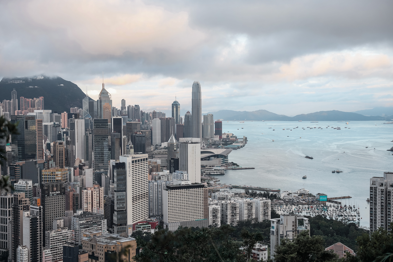 Vue de la ville depuis Braemer Hill - Hong Kong