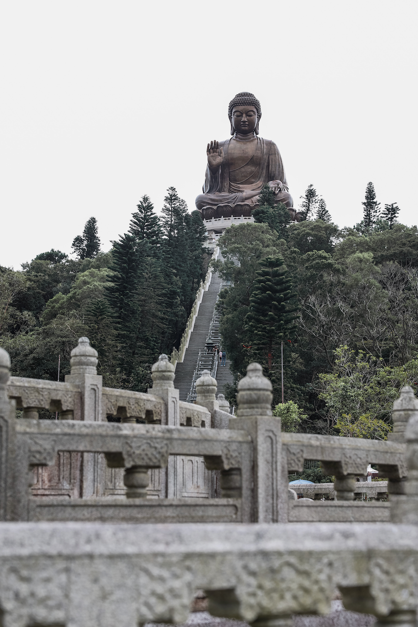 Le Big Buddha vu de côté - Hong Kong