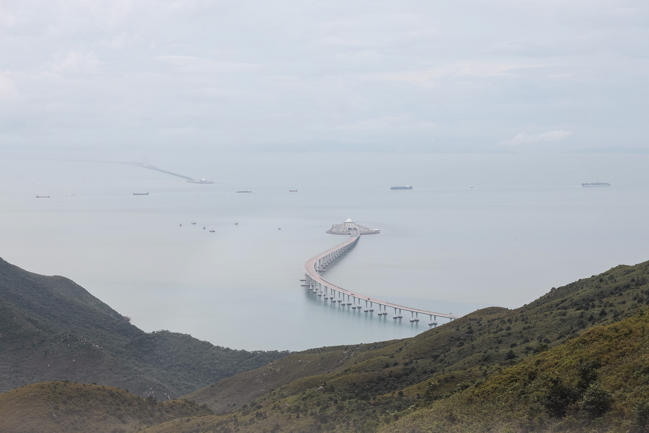 Le pont reliant Macau et Hong Kong