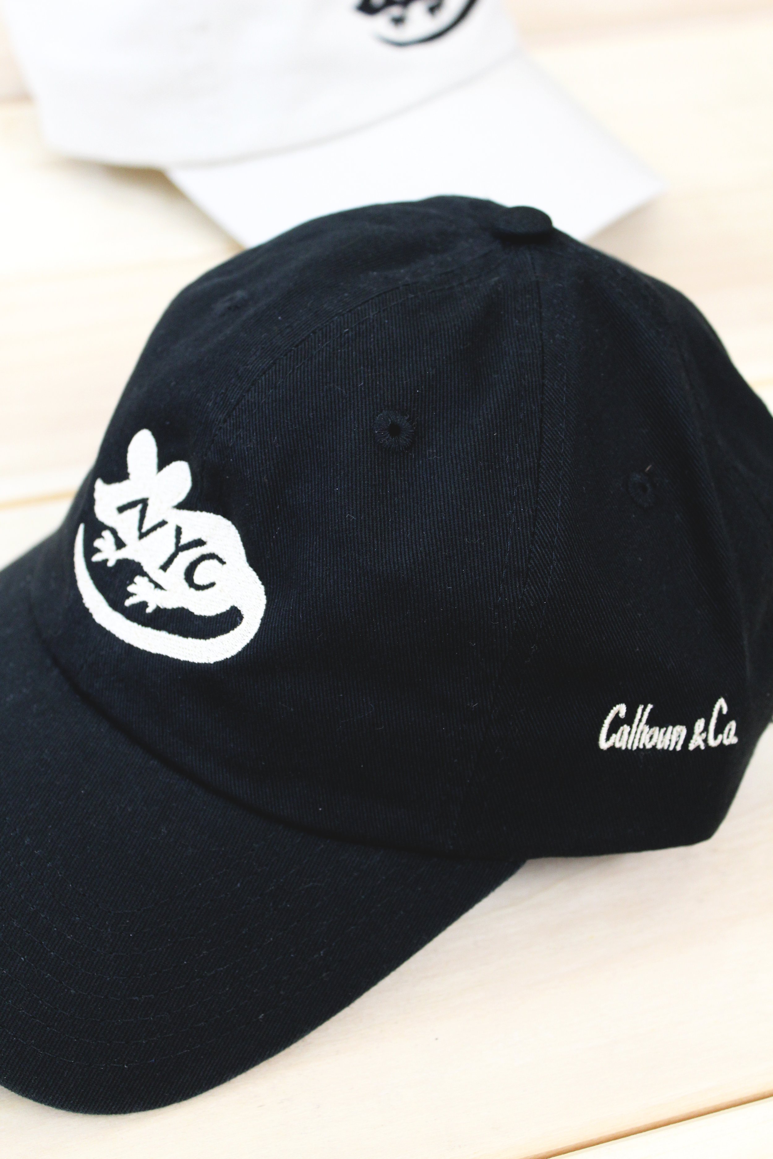NYC Rat Hat by Calhoun & Co - Embroidered Black and white hat New York city gifts