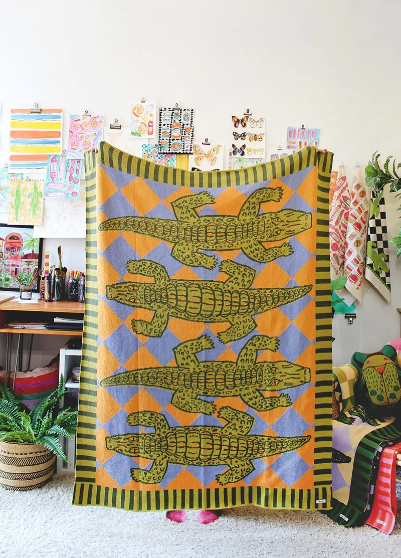 Knit Blankets - Alligator Patio IMG_7302.JPG