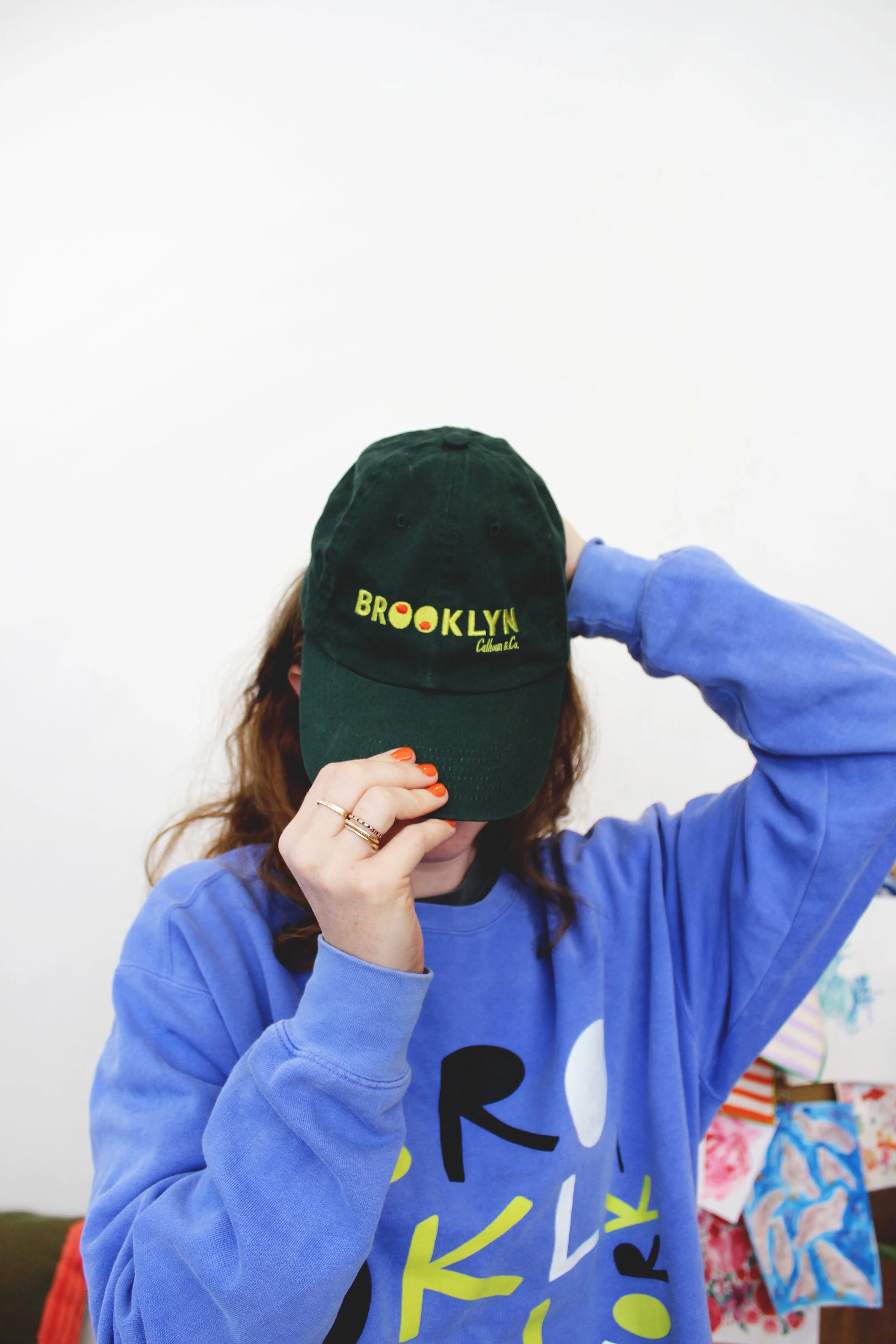 apparel sweatshirt brooklyn blocks brooklyn olive hat IMG_9424.JPG