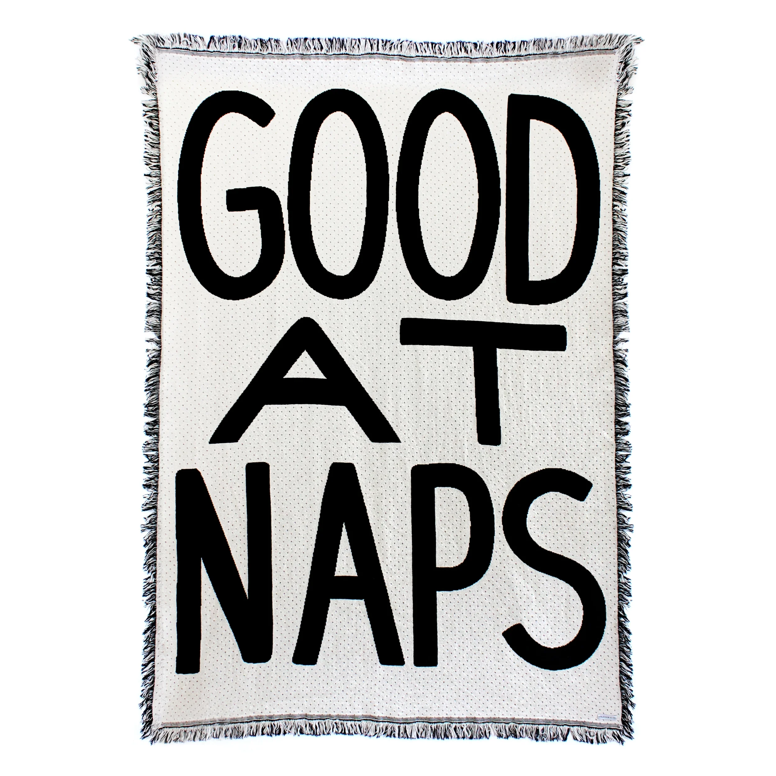 Good At Naps Blanket by Calhoun & Co.