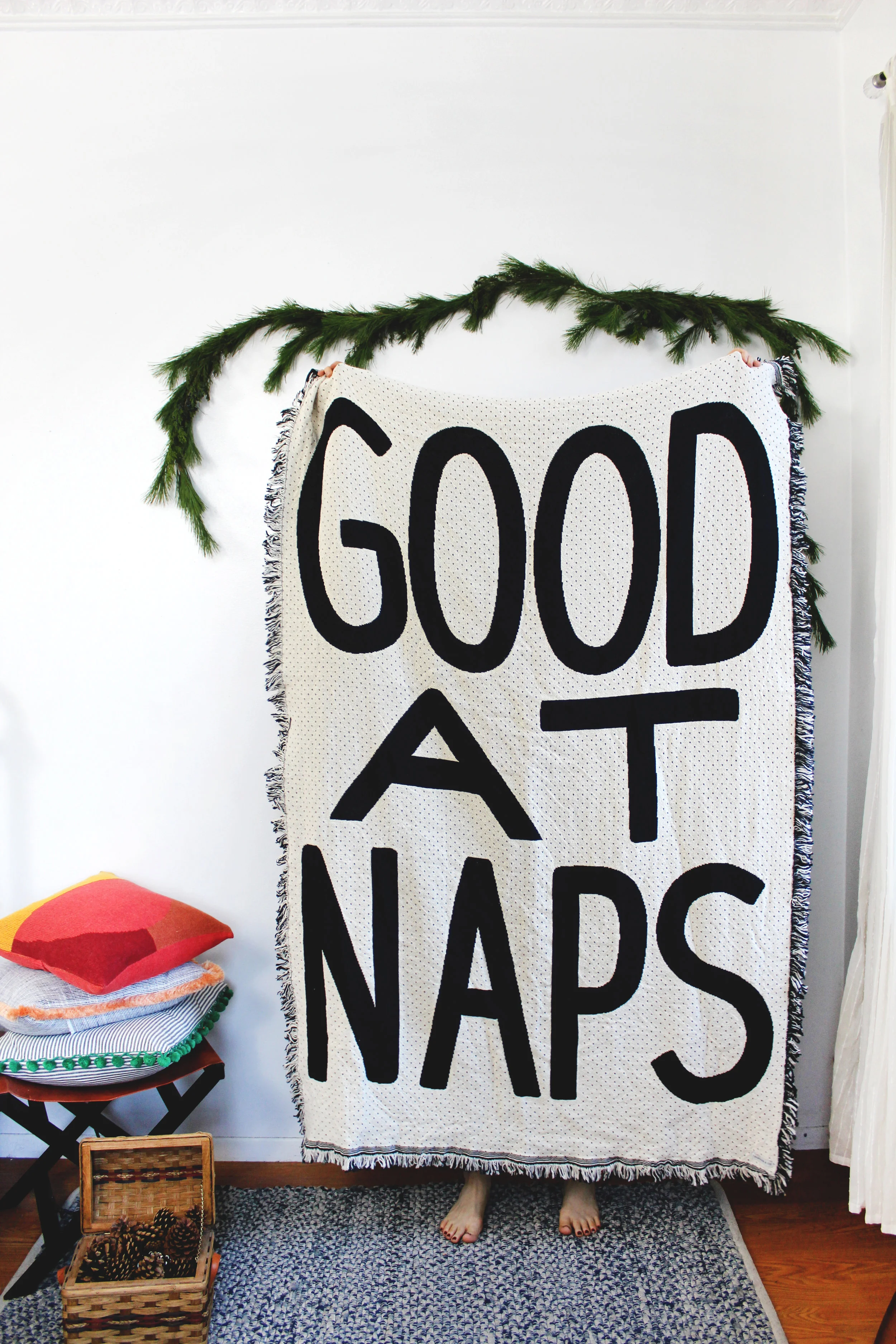 Good At Naps Blanket by Calhoun & Co.