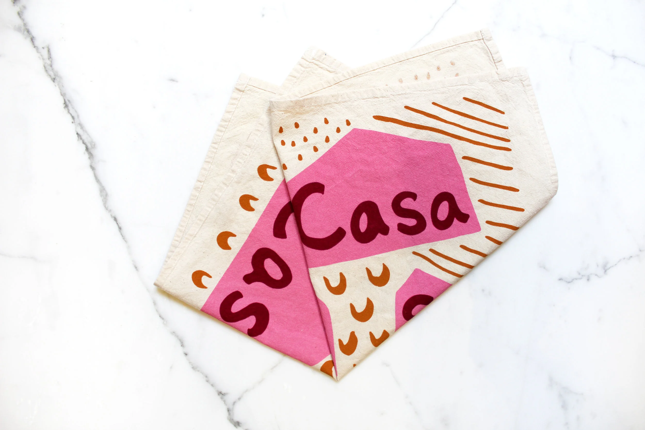 Mi Casa Es Su Casa Tea Towel  by Calhoun & Co. Gifts for host to pair with wine