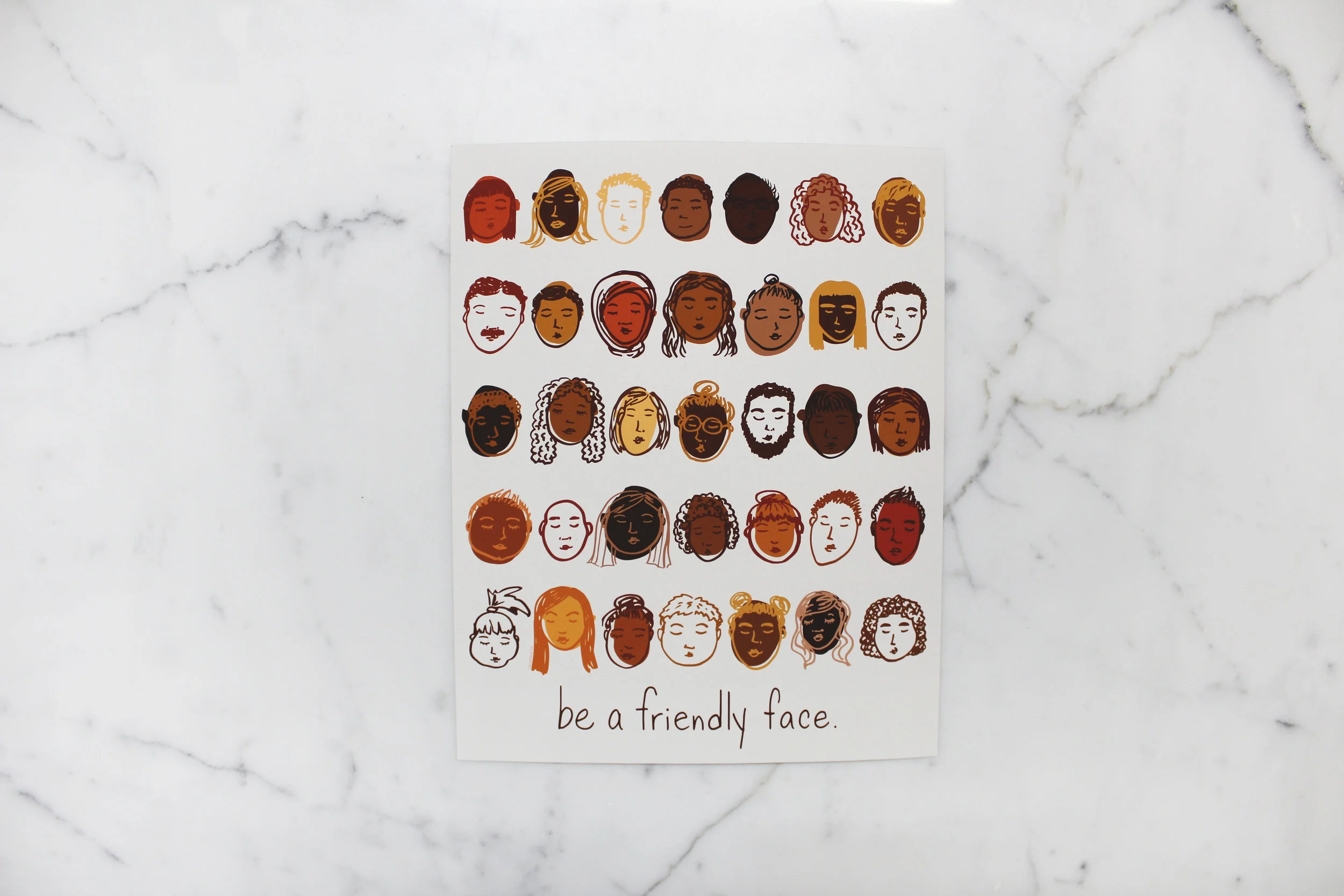 be a friendly face art print IMG_6642.JPG