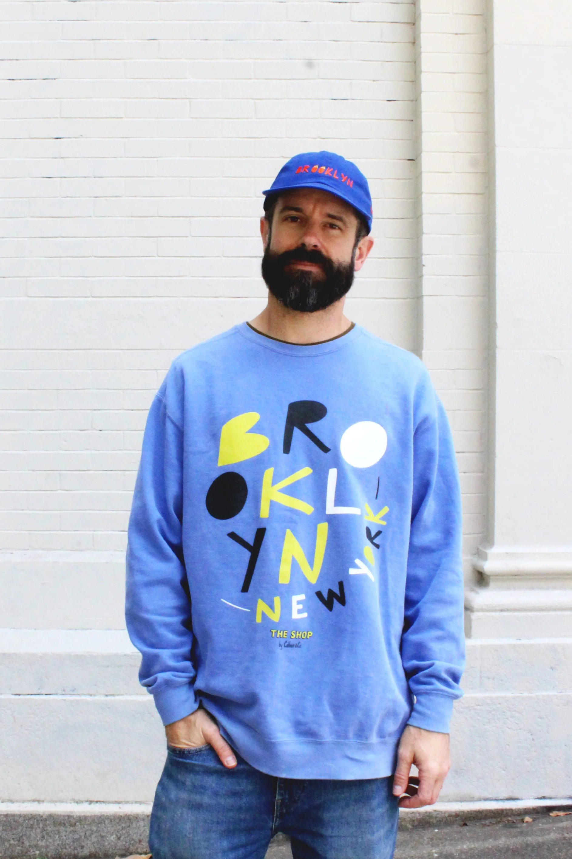Brooklyn Blocks Sweatshirt in Blue