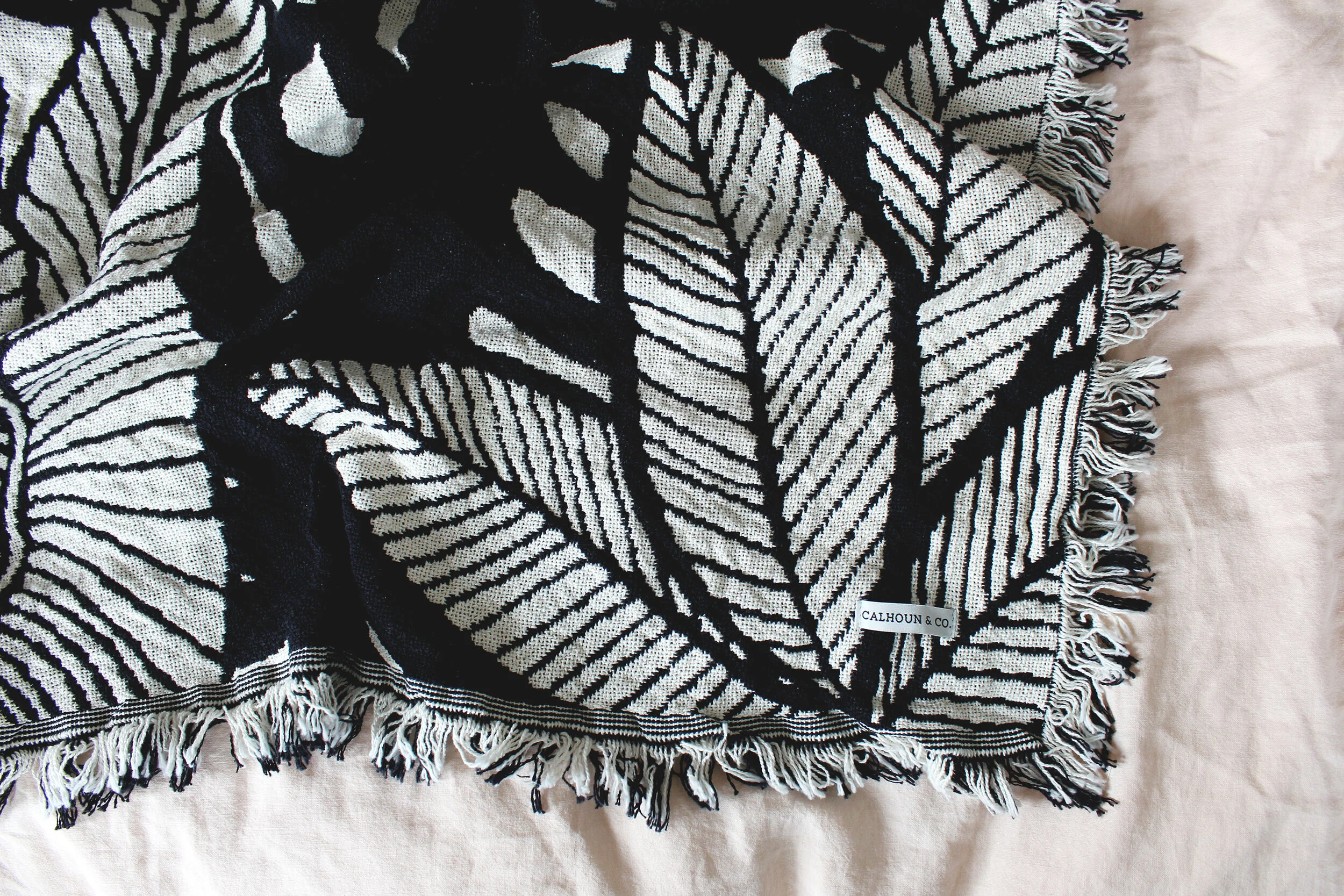 Tropical Jungle Blanket by Calhoun &amp; Co. - Bedroom Throw New York