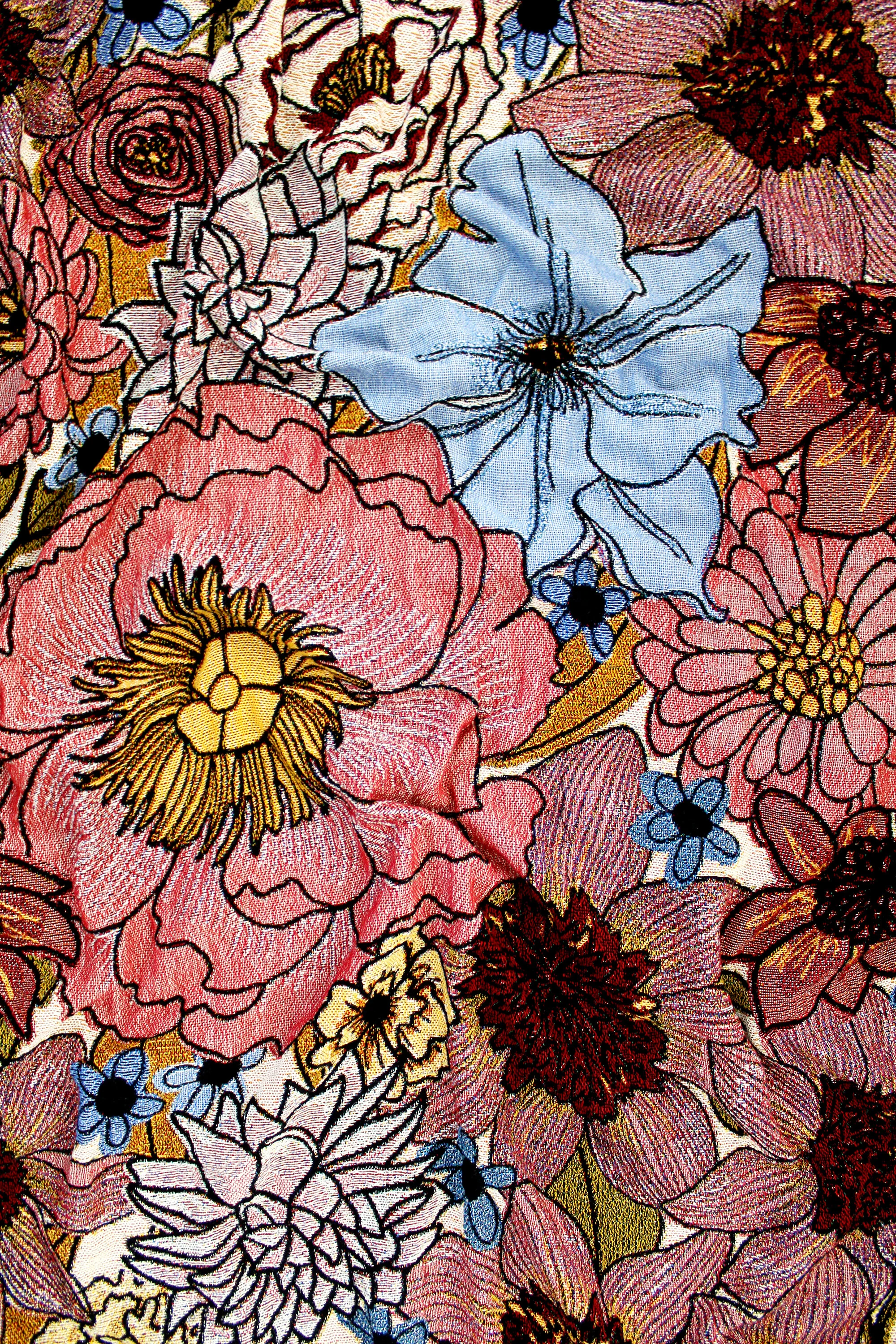 Dream Garden Tapestry Blanket Floral Print Cozy mothers day by Calhoun &amp; Co.