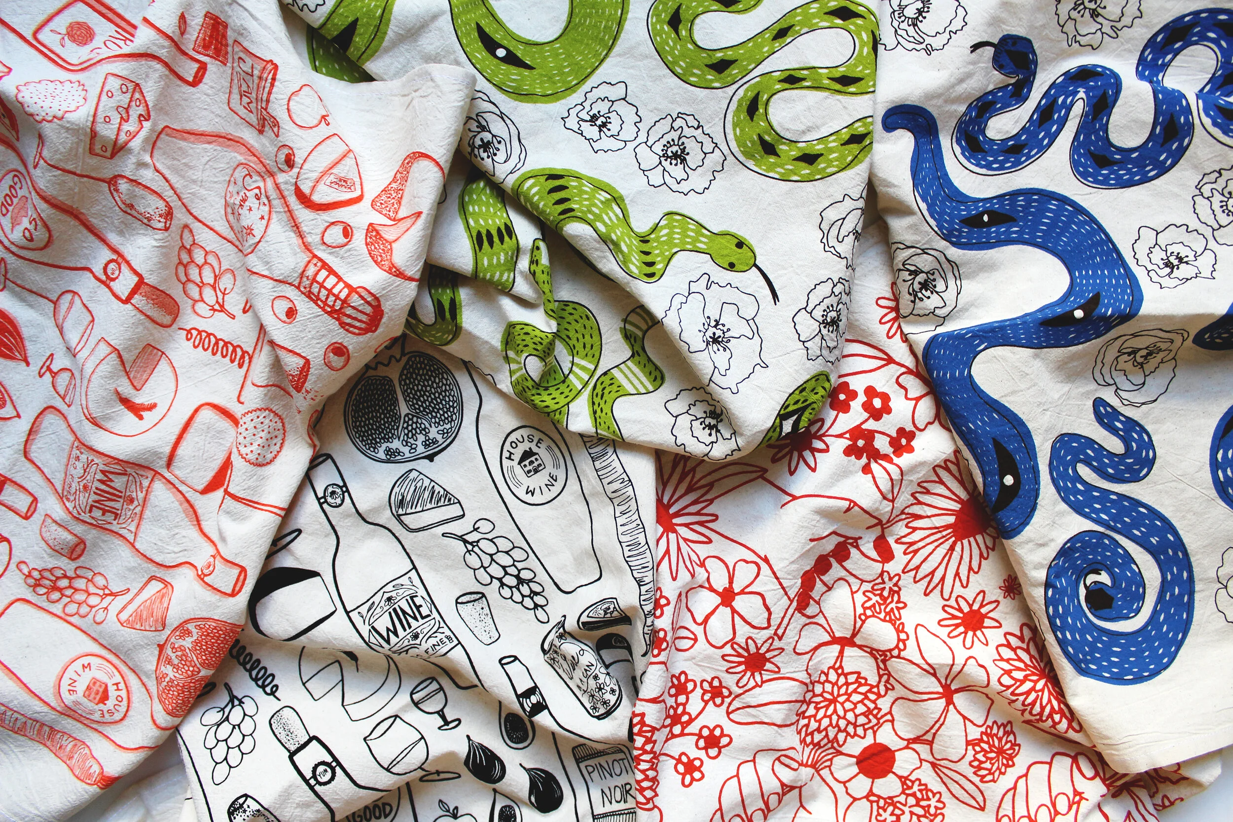 Kitchen Home Decor Spring Summer 2020 Tea Towels by Calhoun &amp; Co. (Copy)