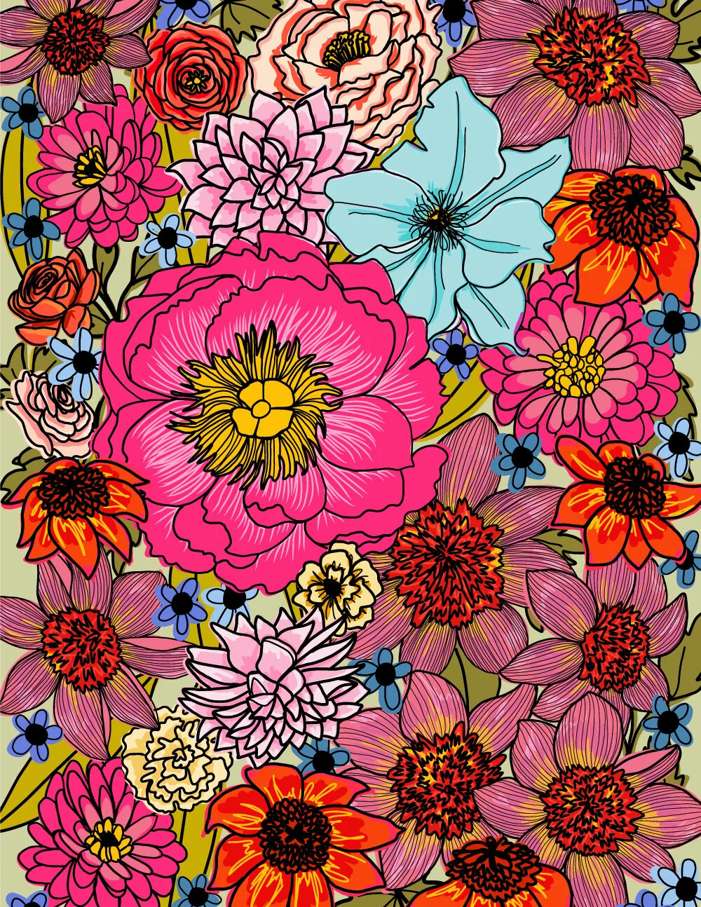 Dream Garden Coloring Page