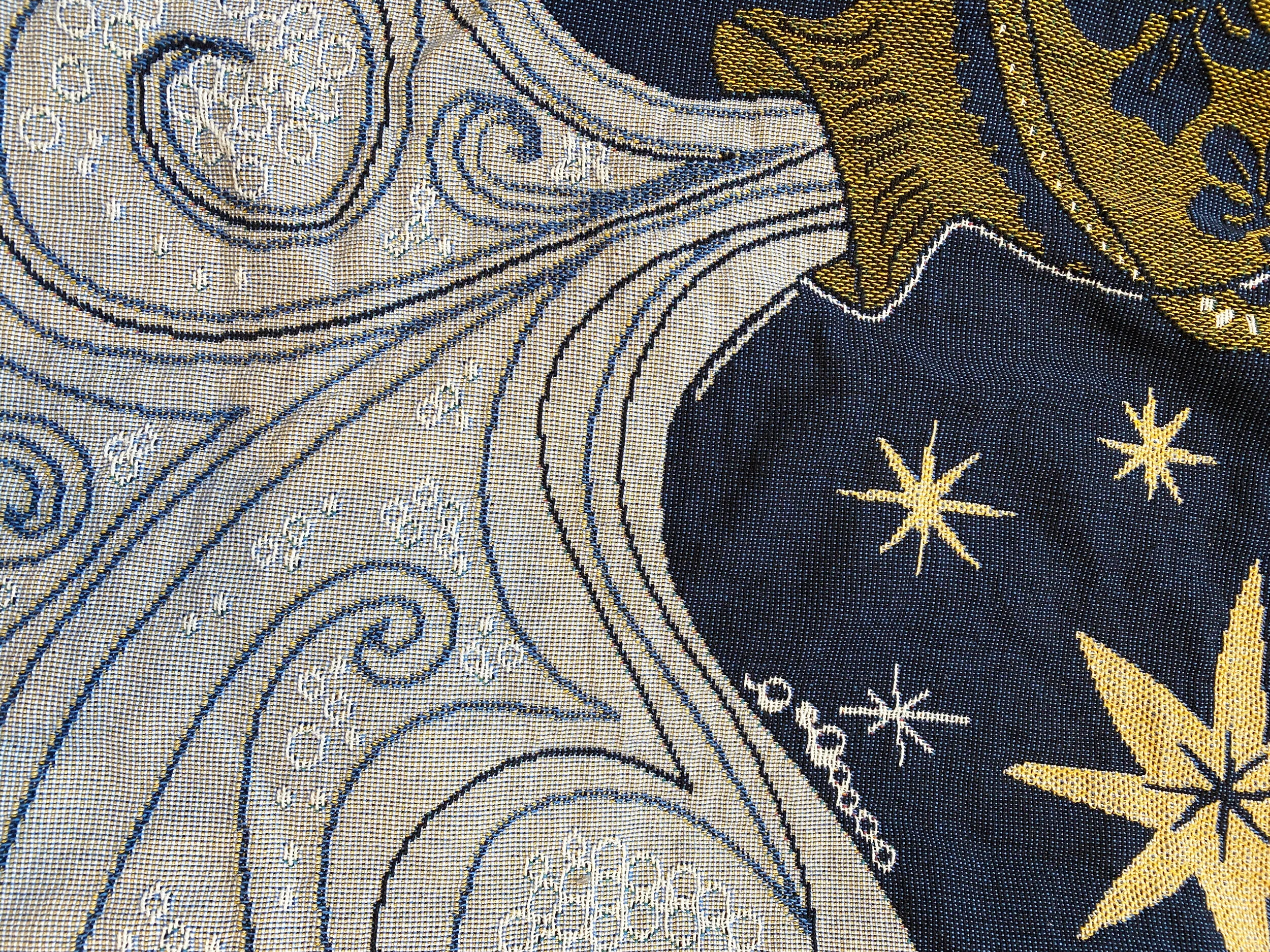 Zodiac Blanket by Calhoun & Co. - Dorm Room Decor Stars Astrology