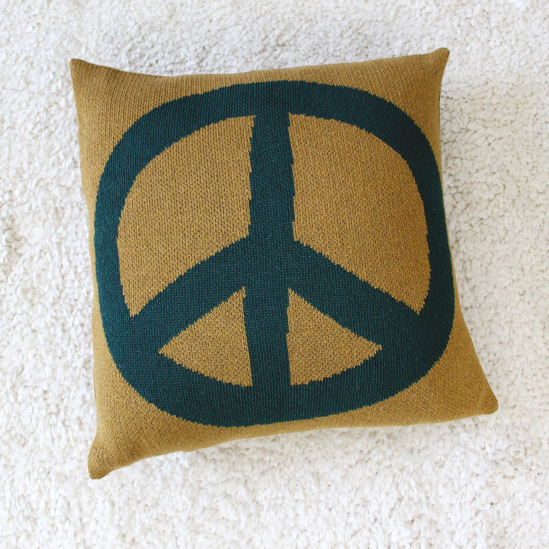 Peace Sign Pillow - GreenIMG_1956.JPG