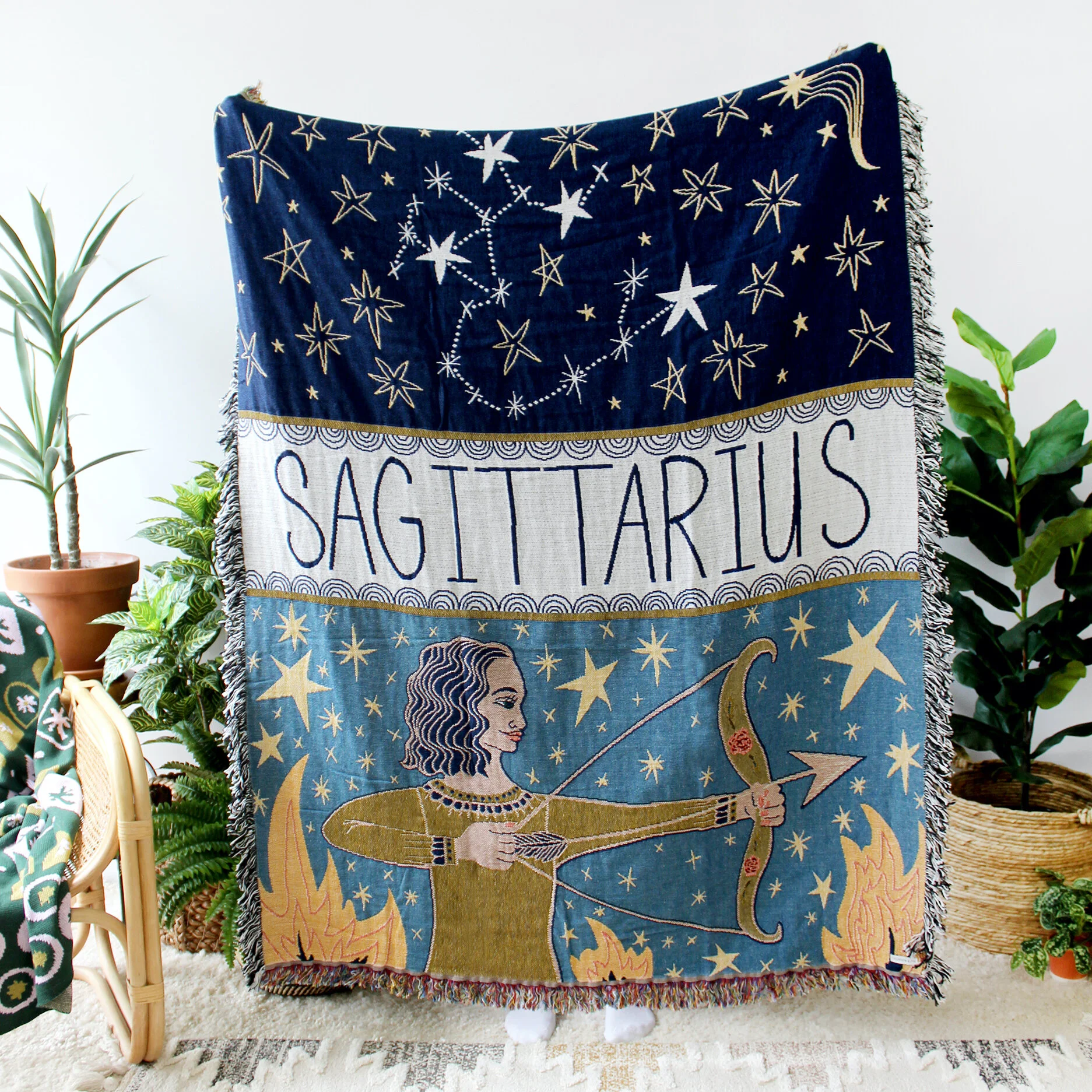 ZODIAC SAGITTARIUS BLANKET IMG_2106.JPG