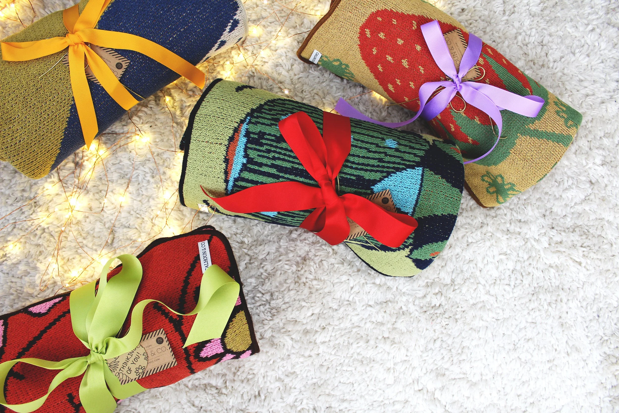 CALHOUN & CO. BEETLE BLANKET GIFT HOUSE WARMING BABY SHOWER GRADUATION SENTIMENTAL GIFTS NEW YORK