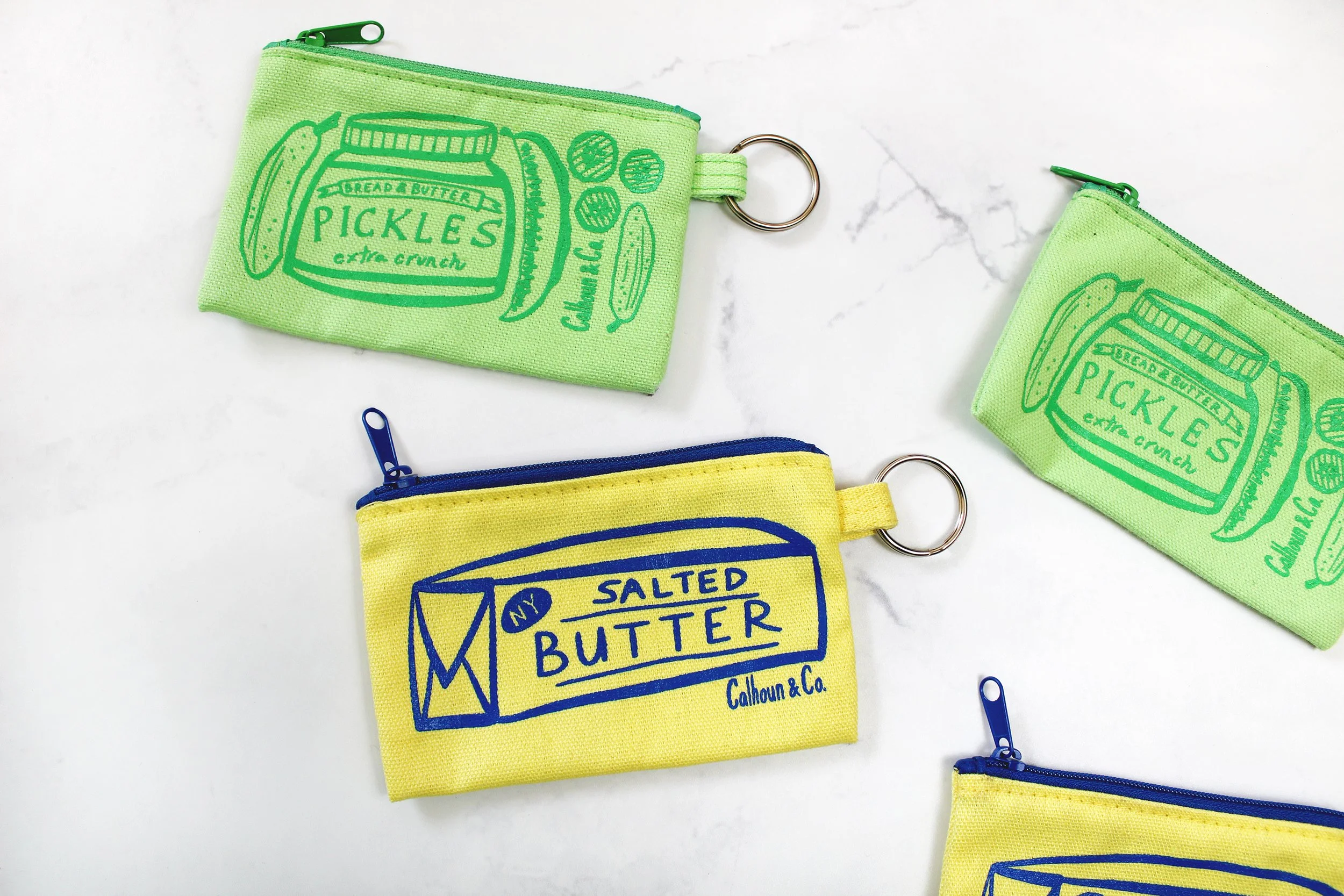Pickle Print Accessories Green Wallet by Calhoun & Co.