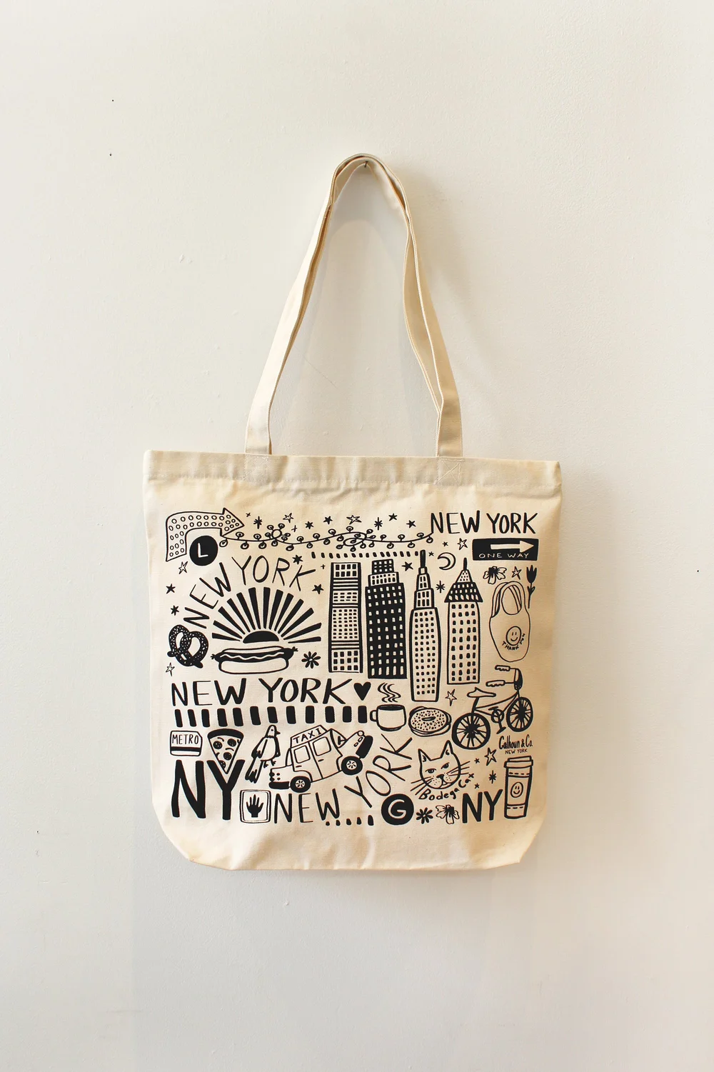 NEW YORK CANVAS TOTE BAG — Calhoun