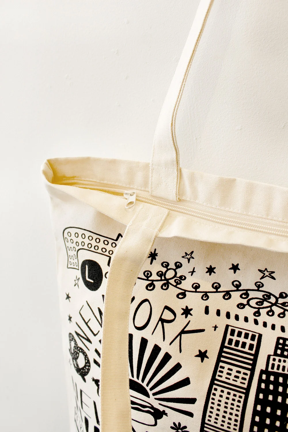 NEW YORK CANVAS TOTE BAG — Calhoun