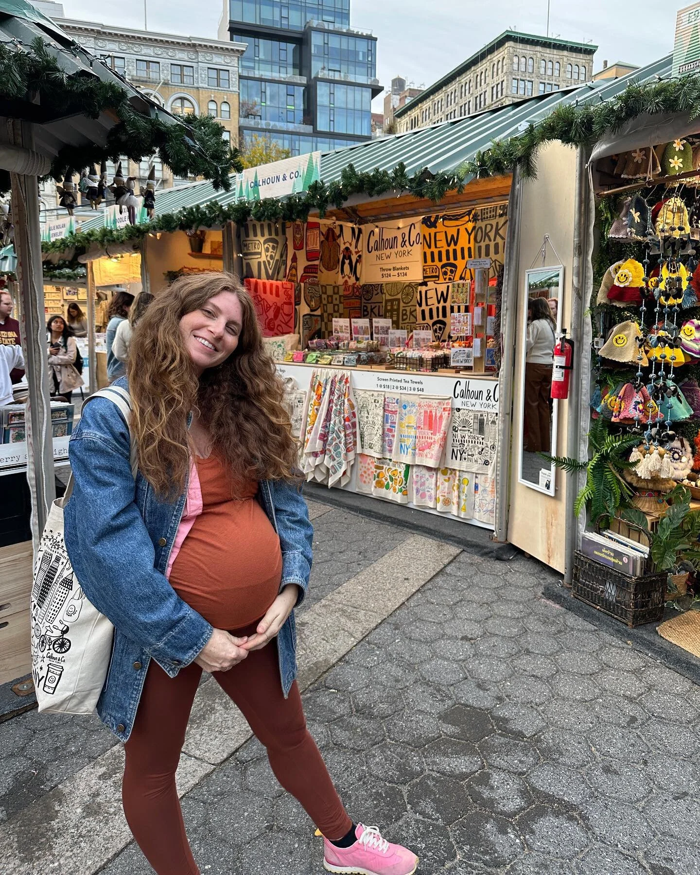 Hi! Happy Friday! Our shop at the @urbanspacemarkets @kewl_street in Union Square, New York is open! We&rsquo;re open every day until Christmas Eve (closed Thanksgiving Day). We&rsquo;ve got a variety of our fan favorite Blankets, Tea Towels, Tote Ba