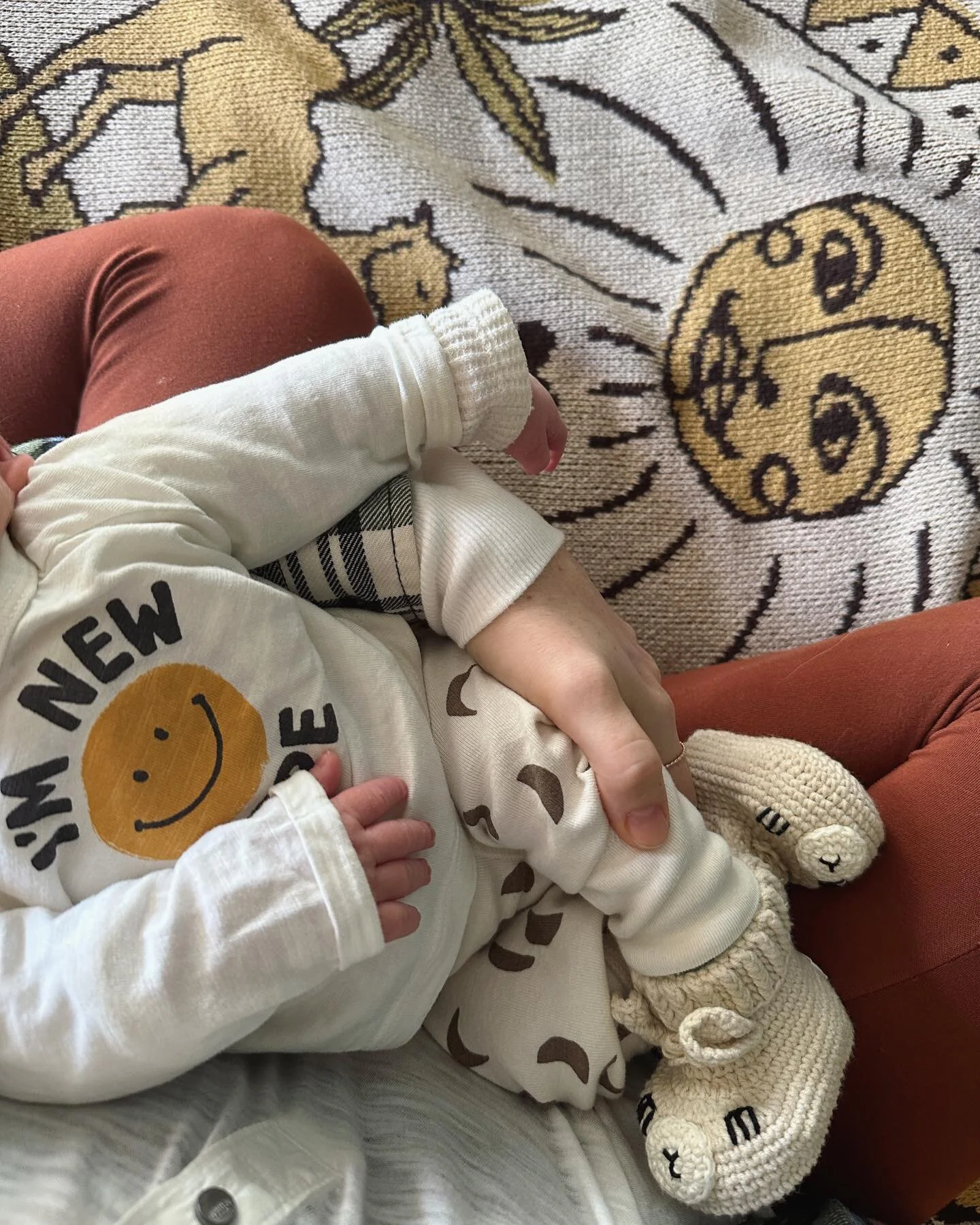 Snuggle season to the max over here, with the newest Calhoun &amp; Co. Team member. ❤️ I would say &ldquo;Out of Office&rdquo; or &ldquo;see you next year&rdquo; but the truth is, even though I haven&rsquo;t left the house, I&rsquo;m still checking i