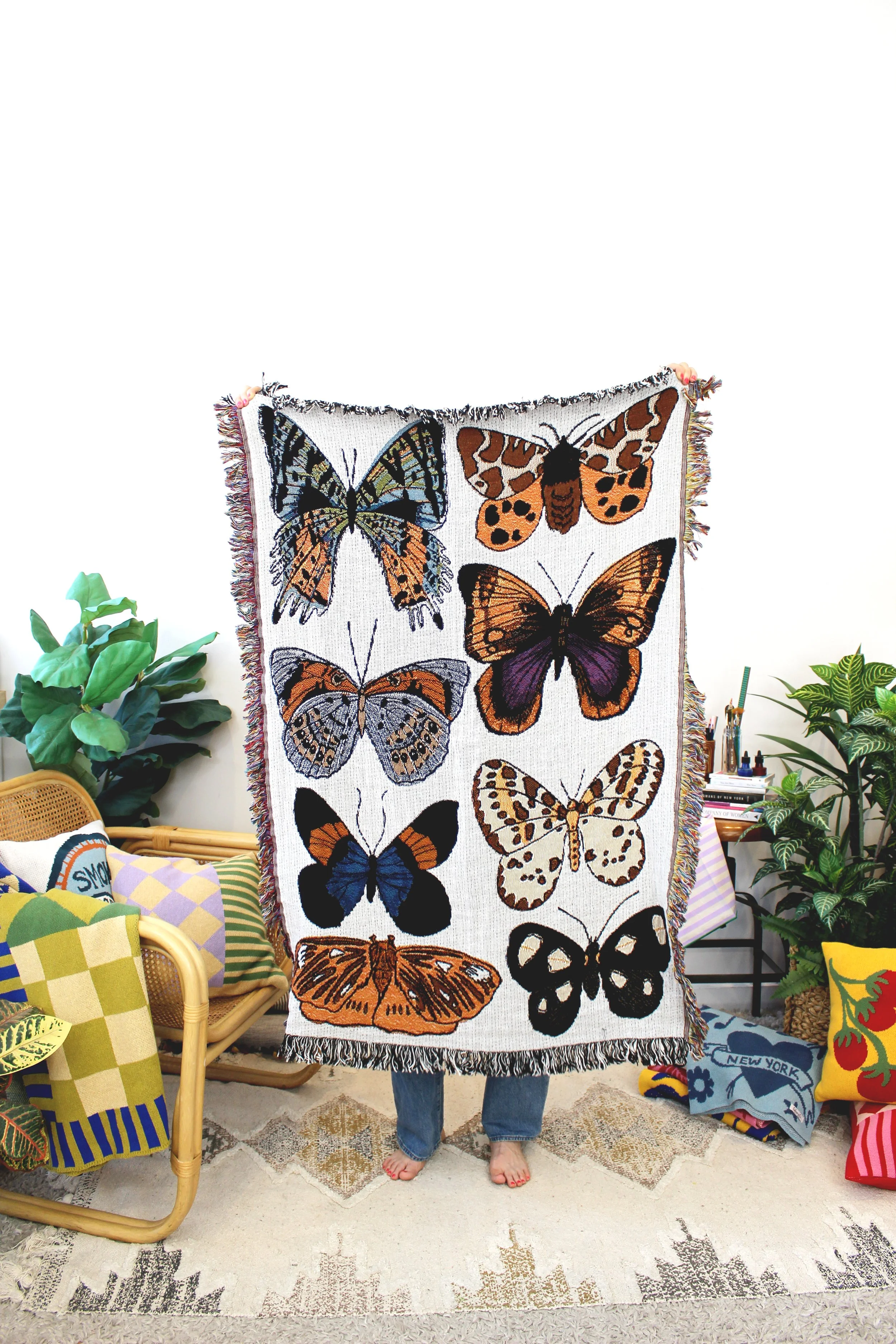 tapestry blanket mini butterflies IMG_8308.JPG