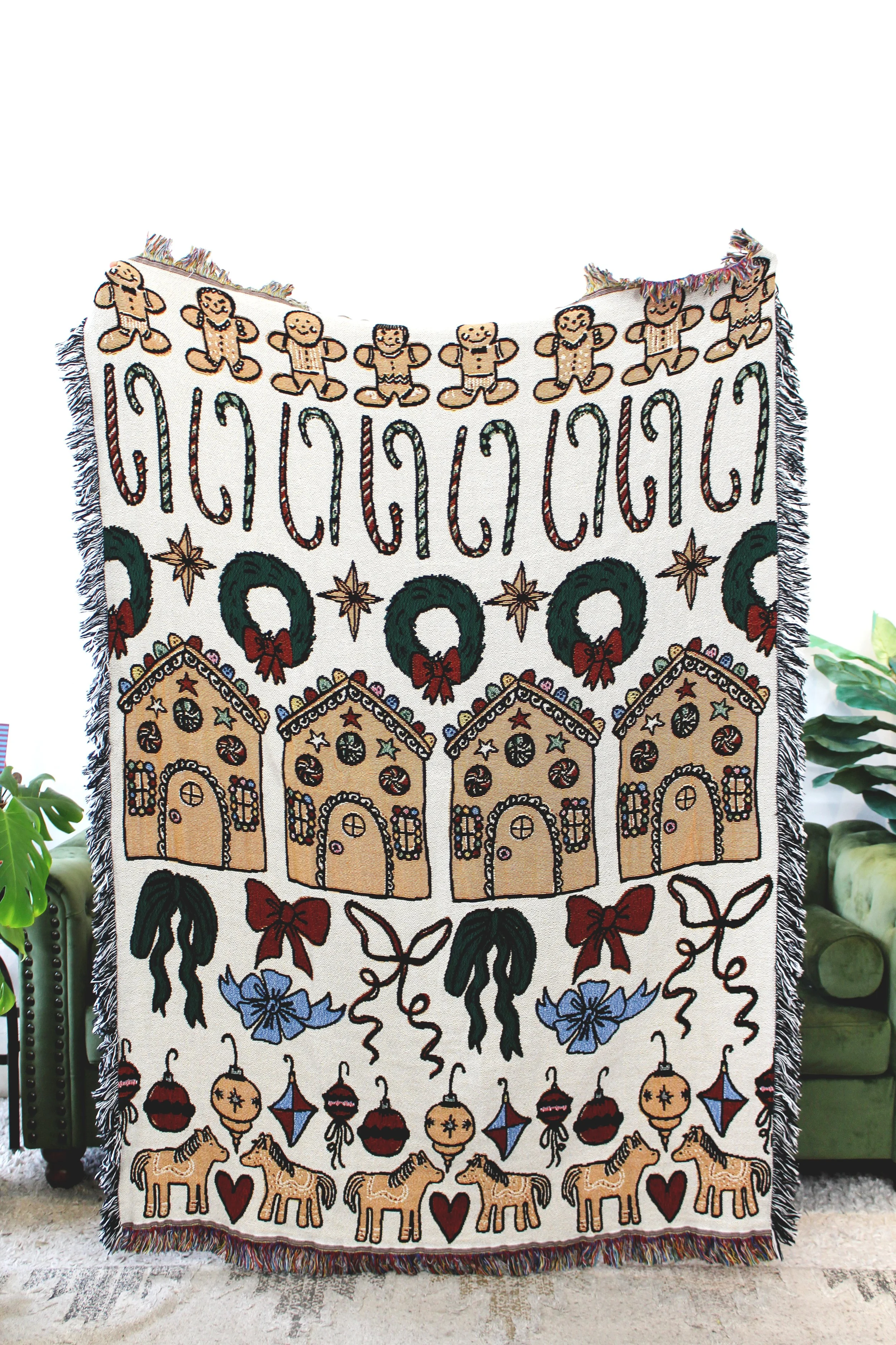 Tapestry Blanket Holiday Gingerbread Tapestry Blanket Holiday Gingerbread IMG_2221.JPG