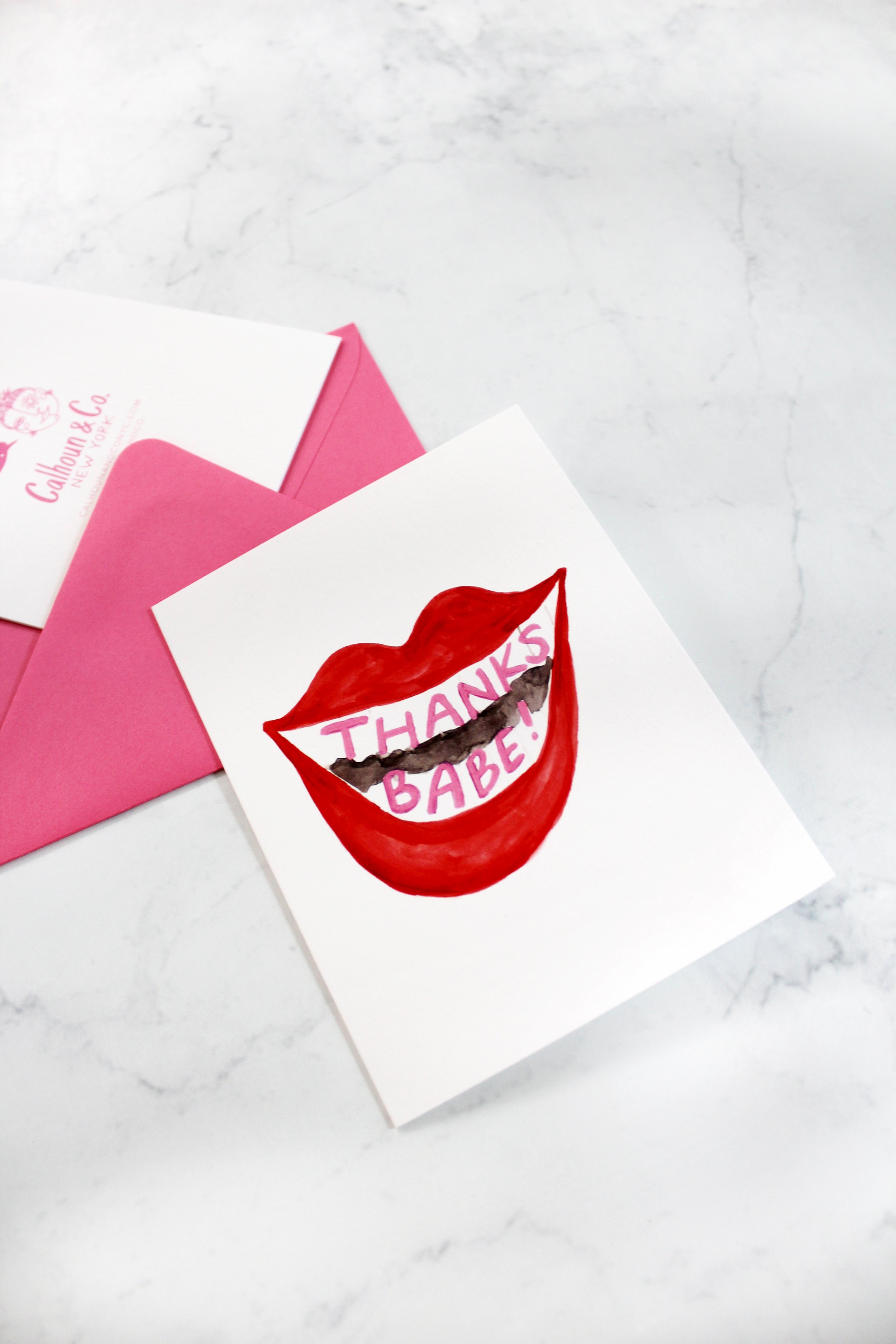 greeting card - thanks babe - IMG_1745.JPG