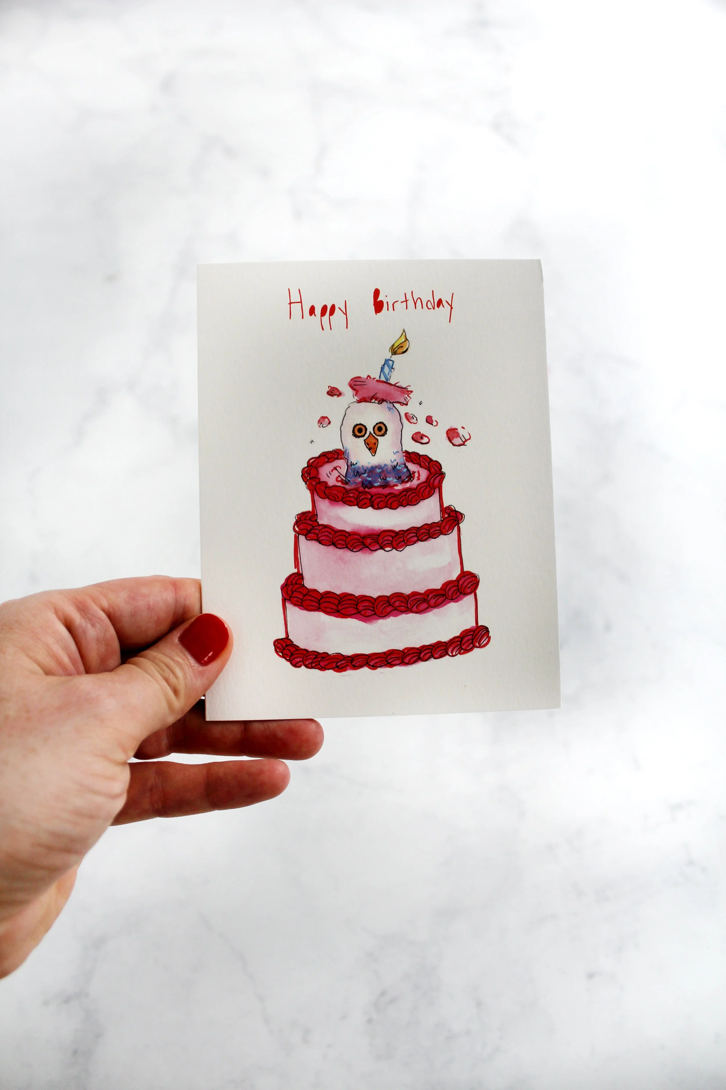 greeting card - birthday cake pigeon -IMG_1774.JPG