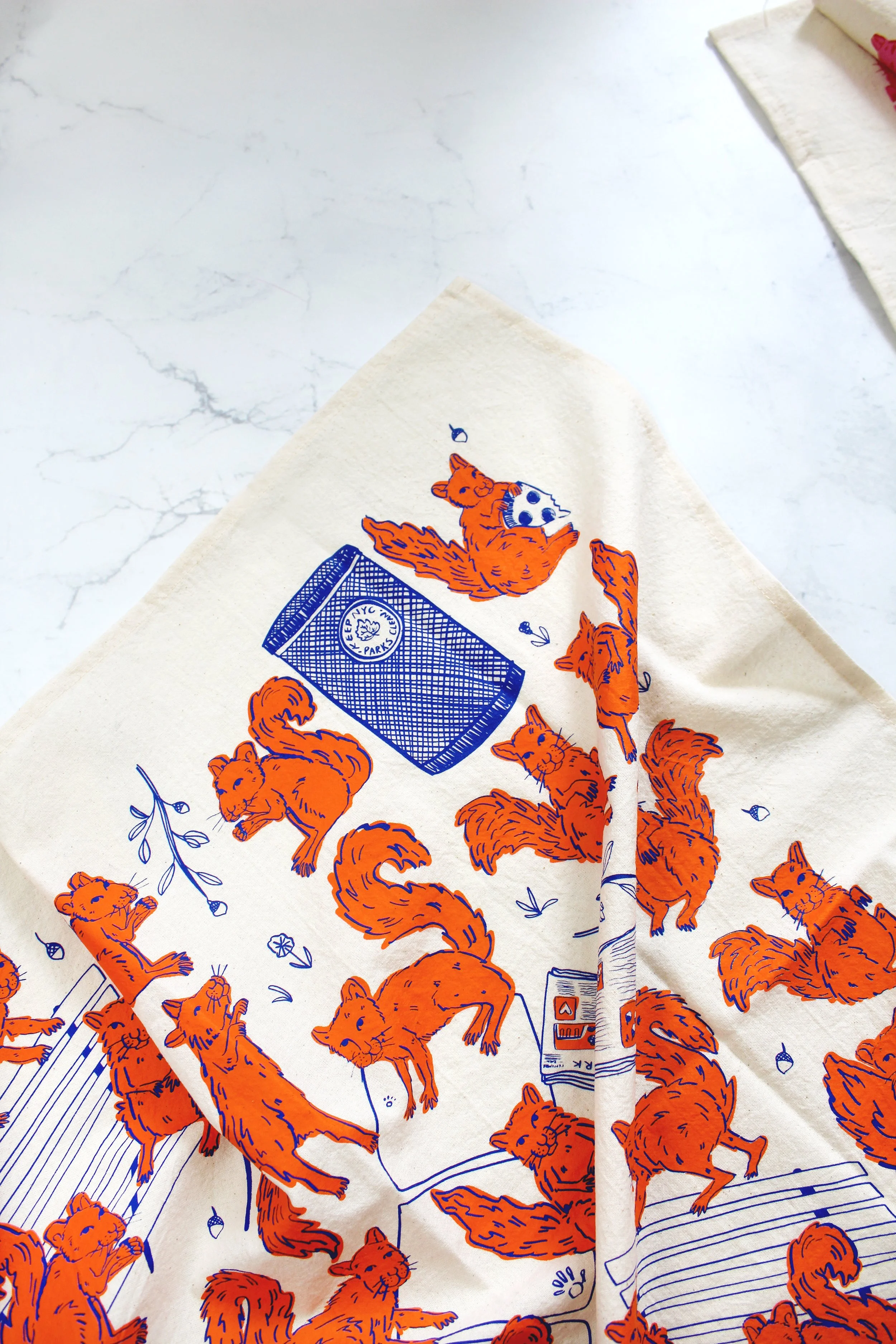 Tea Towel Squirrels Galore IMG_2483.JPG