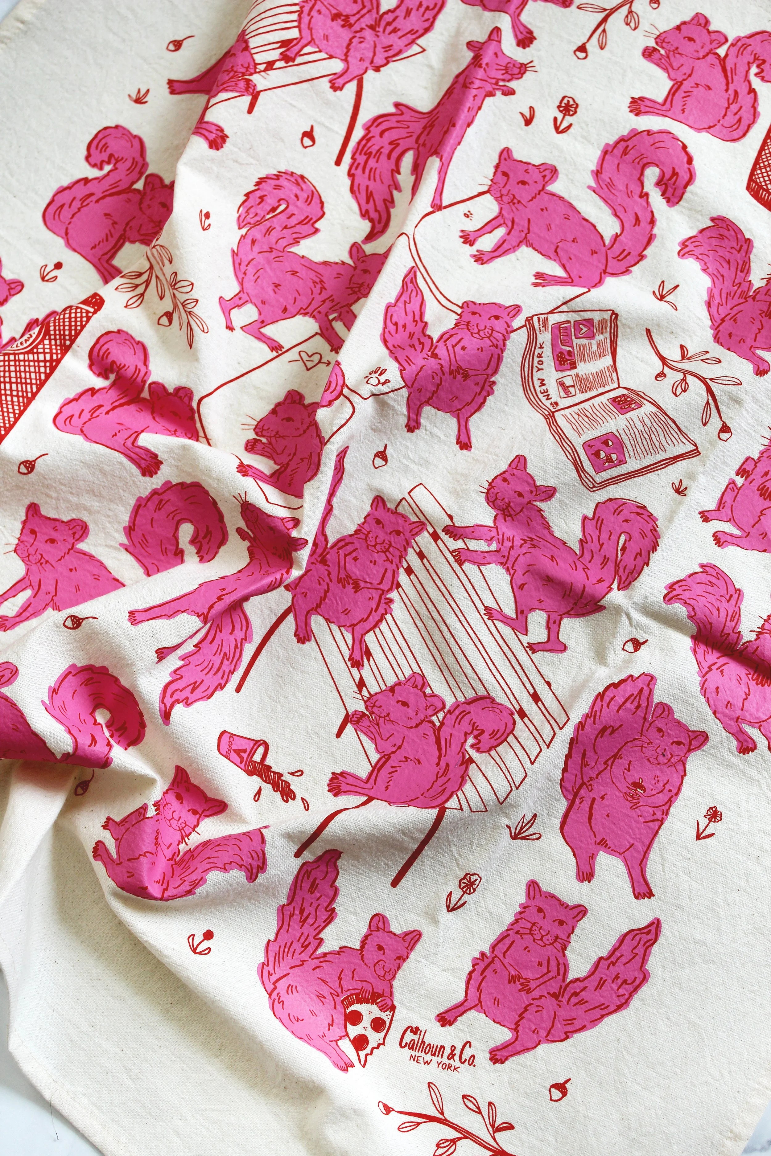 Tea Towel Squirrels Galore IMG_2477.JPG