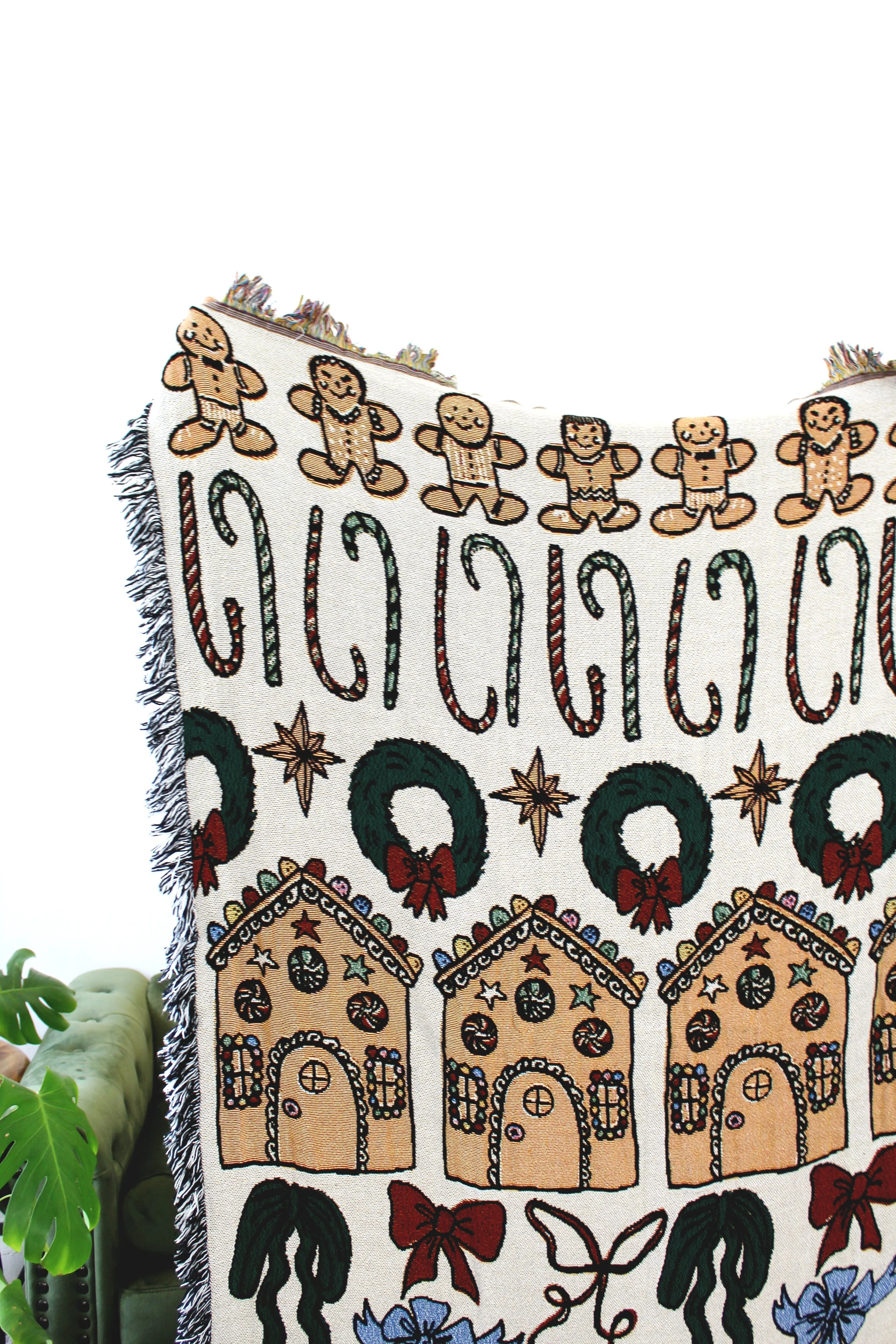 Tapestry Blanket Holiday Gingerbread Tapestry Blanket Holiday Gingerbread IMG_2227.JPG