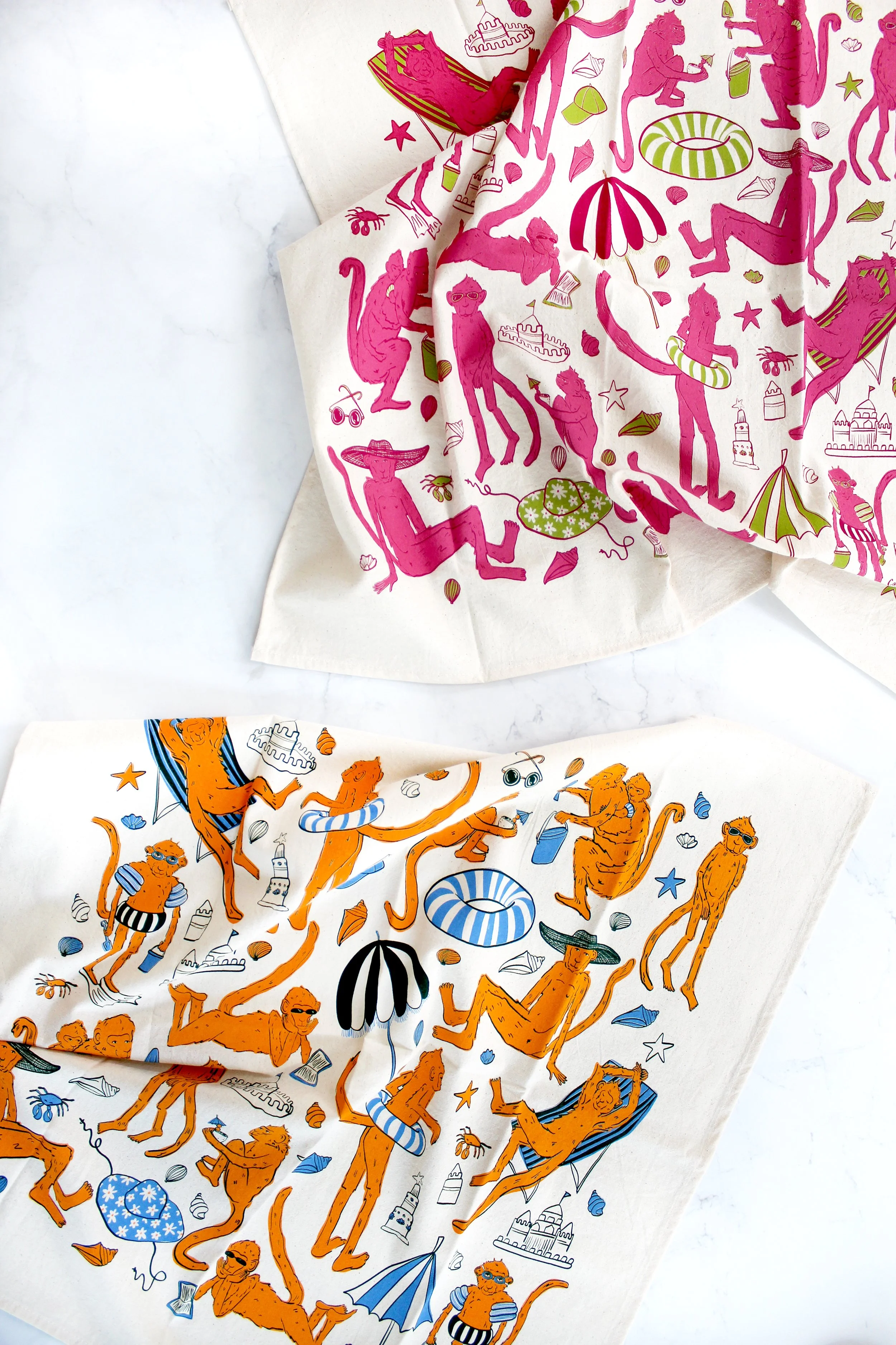 tea towel - Beach Monkies IMG_1667.JPG