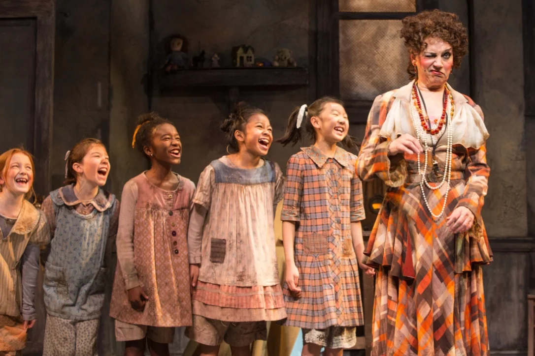 Beth Leavel as MISS HANNIGAN at Paper Mill Playhouse
