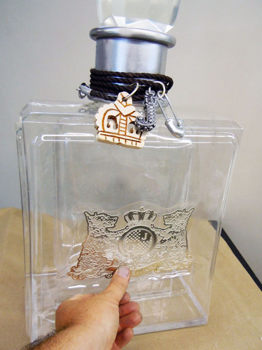 Giant Perfume Bottle Prop for Juicy Couture