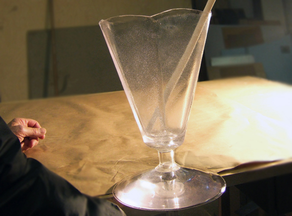 Giant parfait glass prop for SNL
