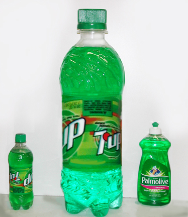 giant 7 up bottle prop