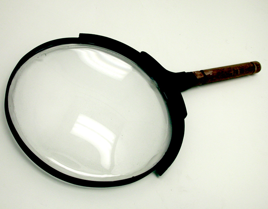 Huge magnifying glass prop