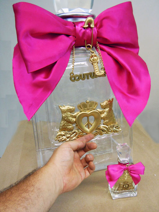 Giant Perfume Bottle Prop for Juicy Couture