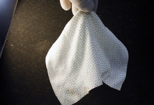 scultped towelette