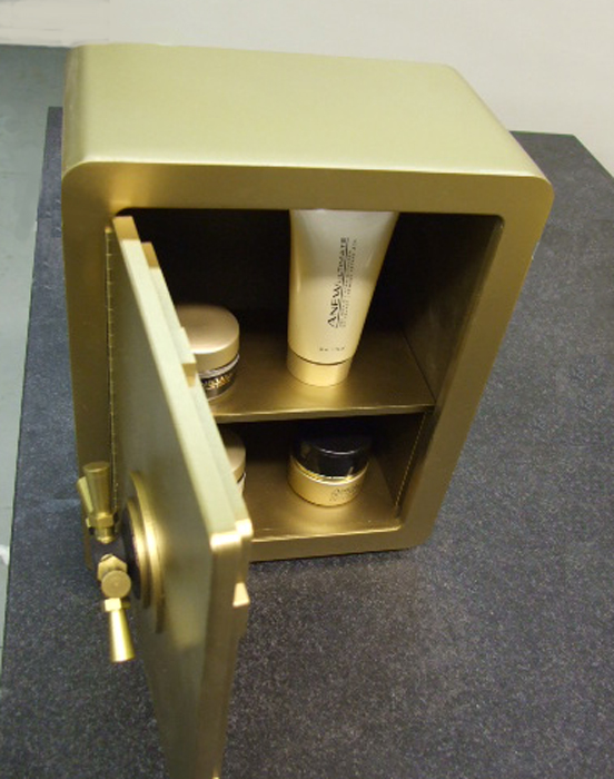 Cosmetics safe prop