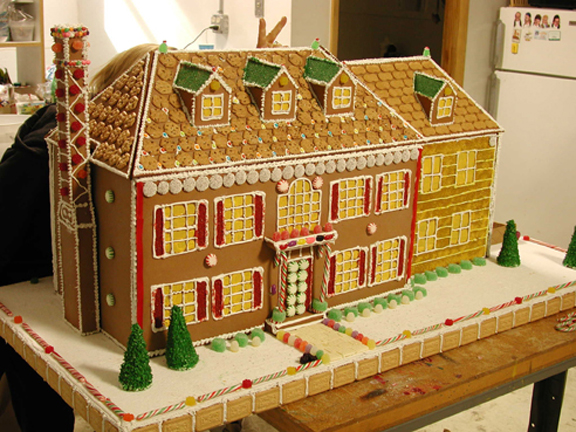 Collapseable Gingerbread House for Soap Opera