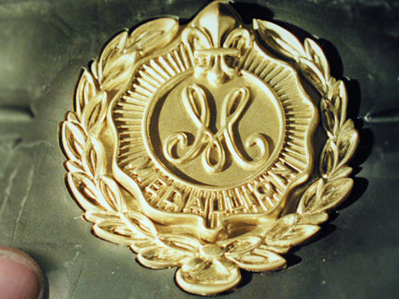 Resin medallion prop