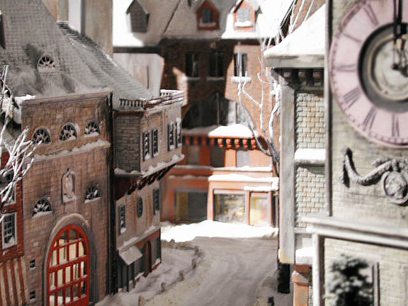 Miniature Swiss City Model