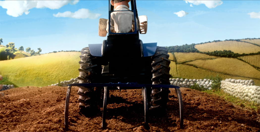 Miniature Tractor and Farm