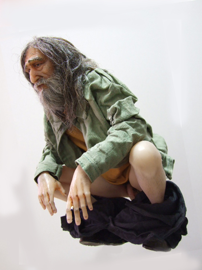 the pooping man